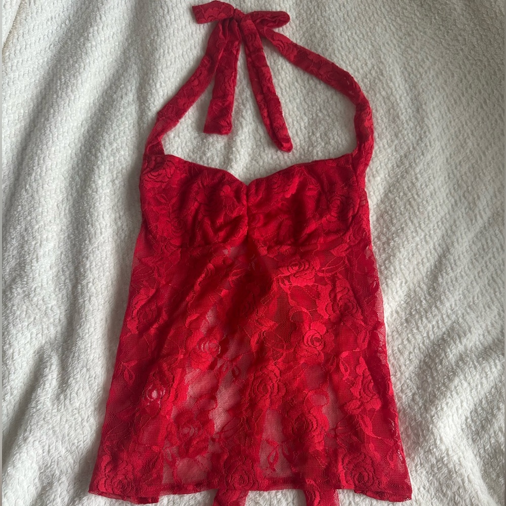 Red Blackless Top🌹